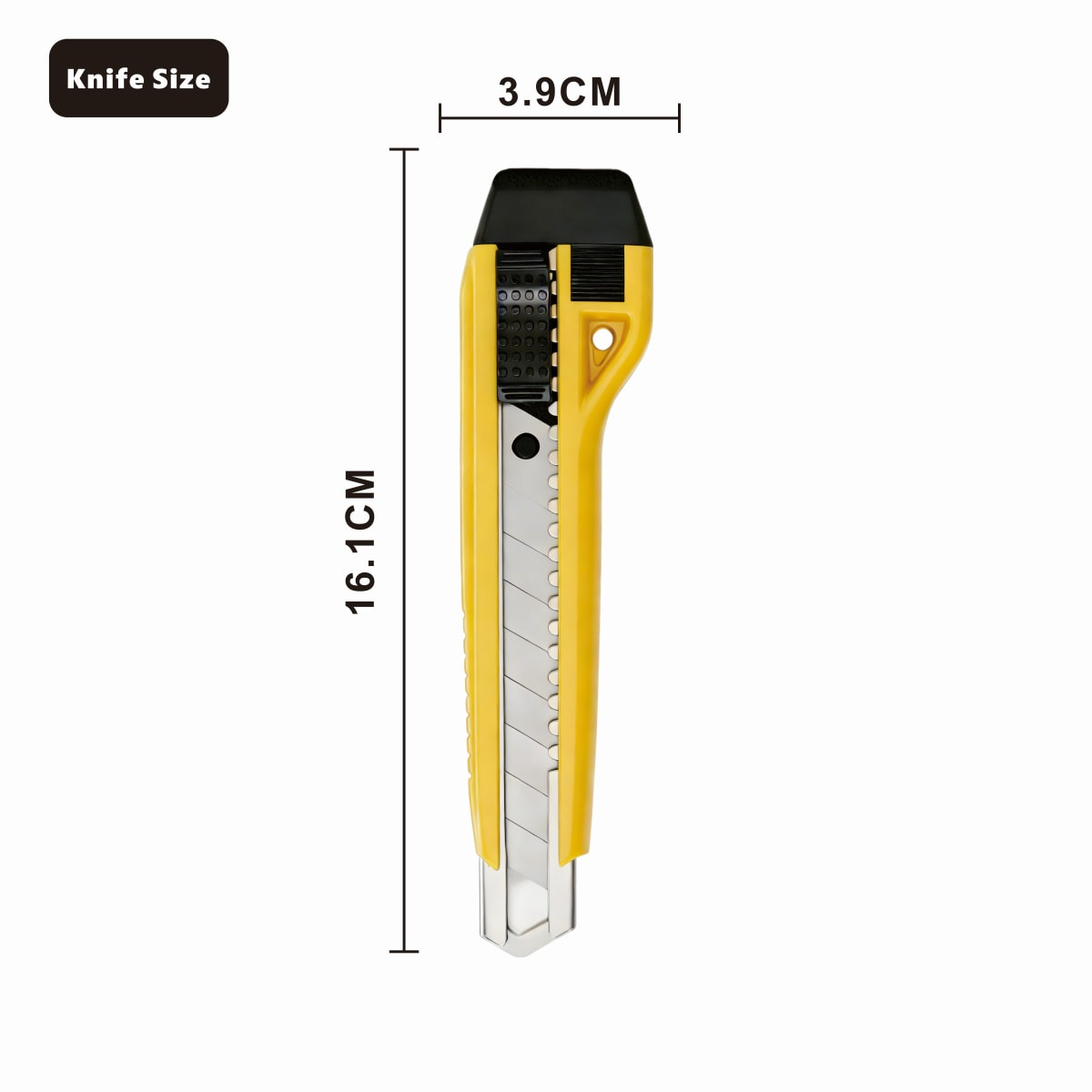 Front view of the CX891 18mm Blade blister hang card on a white background